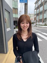フィット ヒュー 千葉(fit hue) ミルクティーブロンド/ダークブルー/デジタルパーマ/千葉駅