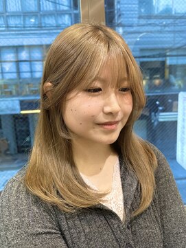 フェイス 石川町 (FACE) ブリーチカラーオリーブベージュ