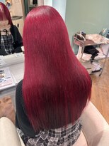 ミラシィ 稲毛(Mirashy)&nbsp;強めな赤髪！ビビッドレッドカラーで個性爆発