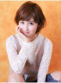 フェアリー小顔効果バッチリ☆ふんわり女子っぽショート