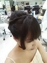 パーソンズ 本八幡店(PAR SON'Z) 編み込みアップ