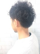 ラウンジ モリオ イケブクロ(Lounge MORIO Ikebukuro) 【morio池袋】人気スパイラルパーマ黒髪アップバングショート