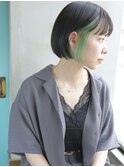天神【BIRTH】ミニボブ×インナーカラー