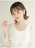 ボブ/カーキグレージュ/マッシュショート/大人かわいい[新宿駅]