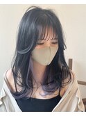 『安部萌華』ワンカールで可愛い!インナーカラー☆