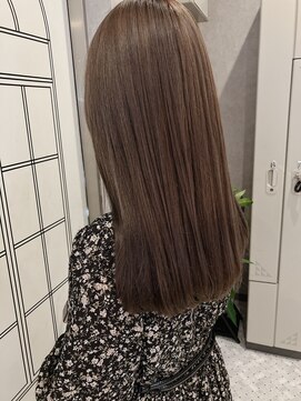 ジーナ セントラル銀座(Zina) グレージュ＊髪質改善＊ナチュラルストレート【ZinaCENTRAL】