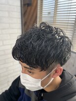 アトリエナガノ(atelier nagano)&nbsp;MEN'S HAIR/ダークアッシュ/ニュアンスパーマ/韓国マッシュ