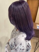 カノエ 下松店(canoe)&nbsp;パープル/カラー/髪質改善縮毛矯正/髪質改善/韓国風/韓国ヘア