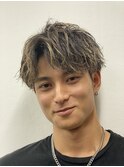 韓国風コンマバングマッシュ 新橋 理容室 床屋 ヒロ銀座