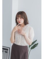 ラエティティア ロコ 刈谷店(Laetitia loco)&nbsp;切りっぱなし肩ラインボブ