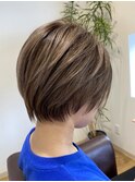 透明感ショートボブ