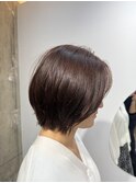 ☆似合わせカシスブラウンくびれボブウルフ