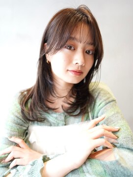 ニコ トウキョウ 渋谷(nico TOKYO) ミディアムレイヤー/韓国ヘア/レイヤーカット/顔周りレイヤー