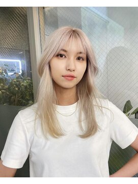 レコ 渋谷(LECO) ホワイトブロンドハイトーンレイヤー