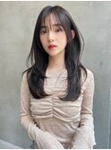 Aimee町田 レイヤーカット×透け感ブラック