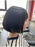 ワンレングスボブスタイル
