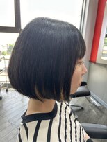 カットハウス しば ワンレングスボブスタイル