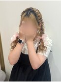もこもこ編みおろしツイン