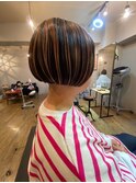 ミニボブ×アンブレラカラー×guest style