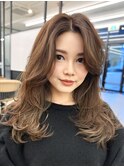 レイヤーカット/ウェットヘア/縮毛矯正/ニュアンスパーマ