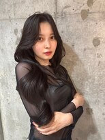 ハローバイシー 仙台(Hello by Sea)&nbsp;オリーブグレー×小顔[ココアベージュ/黒髪/くらげヘアー]