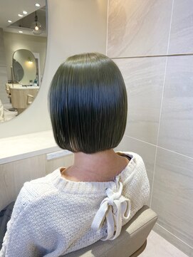 ミズチャーム(Ms.CHARM) 【高瀬陽介】ブリーチなしダブルカラー×ボブカット