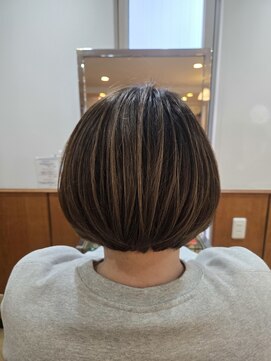 松本平太郎美容室 立川店 【立川 ハイライト風ショート 30代40代50代60代◎】