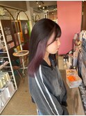イヤリングカラー×ラベンダー