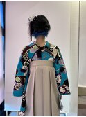 ヘアセット＆袴着付け
