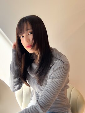 ロンド ブランシュ 錦糸町北口(Lond blanche) メルティカラーフェミニンロング似合わせカットハイトーン韓国