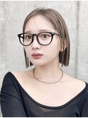 イメチェン美髪小顔似合わせカットサイドバングボブカット