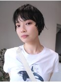 癖毛風パーマショート