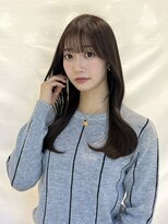 ラボヌールヘアーノーブル 新越谷店(La Bonheur hair noble) 切りっぱなしボブエアリーロング美髪ピンクブラウン