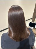 ショコラブラウン×髪質改善トリートメント