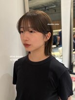 ローエ バイ デコ(Rohe by DECO)&nbsp;-Saki- ダブルカラー/オリーブベージュ