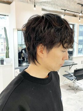 エイス 梅田 中津(Ace) フロントマッシュウルフパーマ