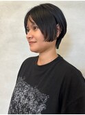 コンパクトショート/ハンサムショート/ショート/黒髪ショート