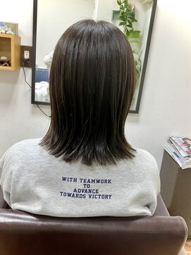 中学生外ハネスタイル