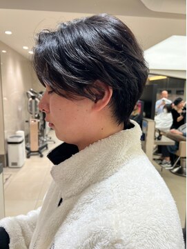 ピークアブー ワン(PEEK-A-BOO ONE) メンズヘアメンズショート毛流れセンターパート