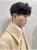 刈り上げセンターパート/リバースセンターパート/フェザーパーマ