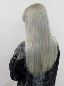 ヘアースマイルクー(HAIR SMILE COEUR) 【COEUR/TOMOYA】シルバーロング☆