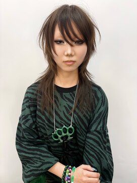 ハコ プラス(HACO+) 【Haco+】Makoto_ダークブラウン_レイヤーカット