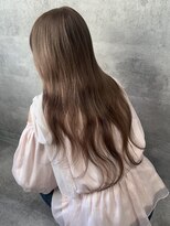 ルイス(L'wis)&nbsp;ブリーチ1回ピンクベージュ学割U24ケアブリーチ渋谷10代20代30代