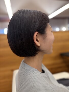 ファースト 長町店(first) 【忙しいママ向け！】耳かけでスッキリ！時短ミニボブ◎