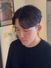 【癖毛の方必見!】☆メンズカット+曲がる縮毛矯正+TR