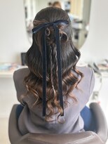 リタ(rita)&nbsp;カチモリヘアセット、ハーフアップアレンジ