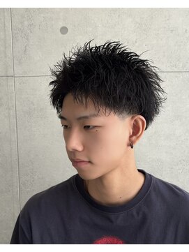 メンズサロン ウィル 阪急茨木(men's salon WiLL) 長めスパイキーショート