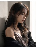ファムバイアヴァンス(Femme by AVANCE.)&nbsp;シースルーバング×韓国ロング