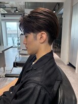 ブレス 西葛西店(BLESS) 【愛】ブラウンカラー×ショートセンターパート