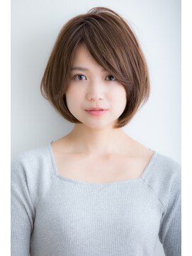 ユーフォリア 銀座(Euphoria) ひし形フォルムのナチュラルフェミニンショート☆